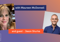 Pod cast cover Jason Shurka This interview with Jason Shurka discusses how true unity and collaboration on a collective or global scale will be much more achievable when each person activates their own super power.
We are all beginning to realize we can indeed heal ourselves – we can create our own reality and we can for certain heal the world.
Enjoy this interview with MAMM cofounders Maureen McDonnell and Amy Gordon as they explore new and interesting territory with Jason Shurka including discussing the EE system a next level healing technology
